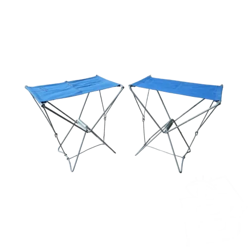 2 sièges de pêcheurs pliantes vintage