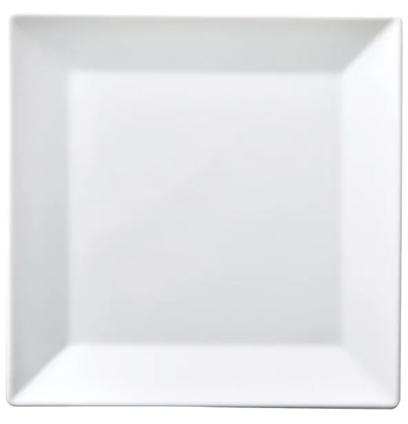 PLAT PLAT 30CM CARRE
BLANC PORCELAINE