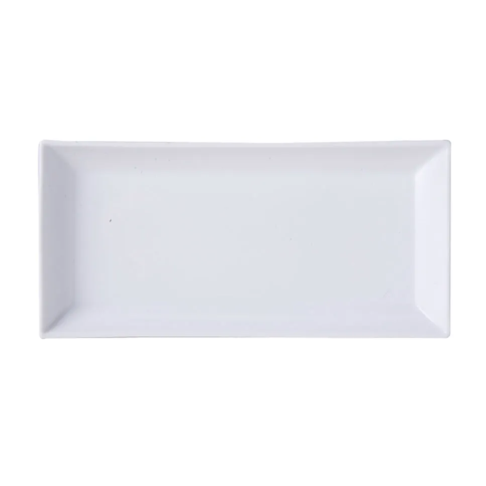 PLAT RECTANGLE 28X15CM
PORCELAINE BLANCHE