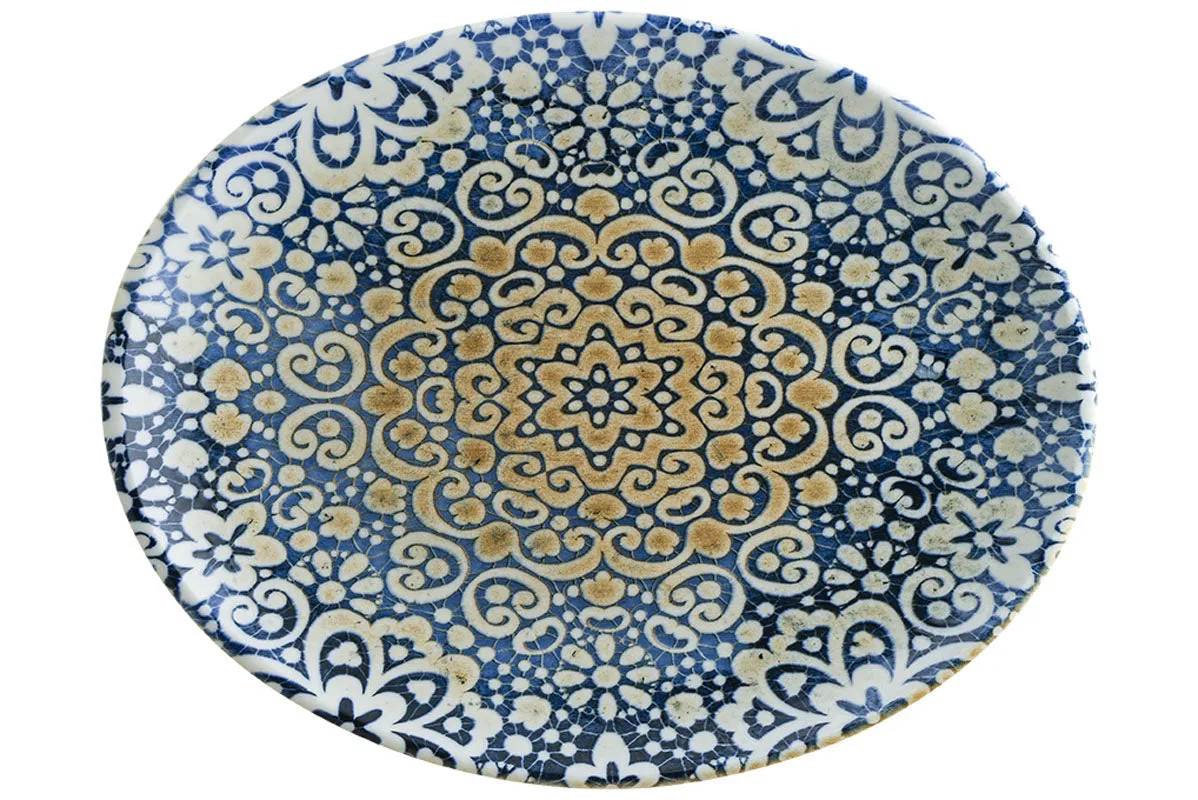 PLAT OVALE ALHAMBRA
 MOOVE 31X24CM
PORCELAINE