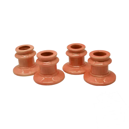 4-petits-bougeoirs-ceramique-craquelee-rose-faiencerie-charolles-deco-table-d_imgx500_4632-1 - 4 PETITS BOUGEOIRS CERAMIQUE CRAQUELEE ROSE FAIENCERIE CHAROLLES déco TABLE D