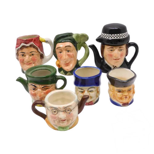 -7 MINI TOBY JUG dont 1 VERSEUSE BOBBY ATONE ENGLAND OBJETS de VITRINE  D