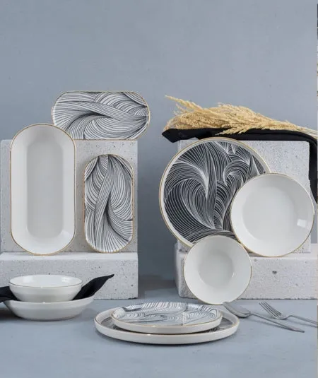 ACAR AHENK Service de table 27 pièces 6 personnes