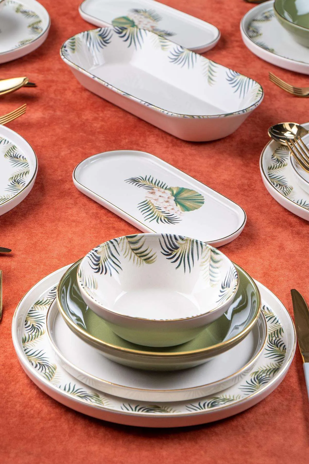 ACAR ARİZONA ISTANBUL Service de table 6 personnes 27 pièces