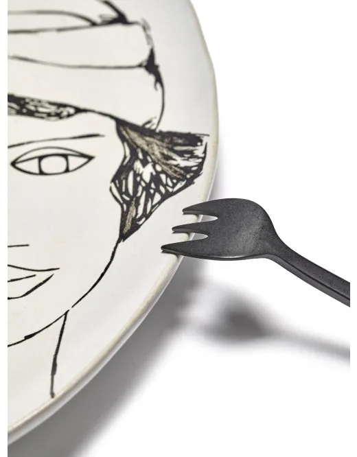 Assiette Ovale - La mère