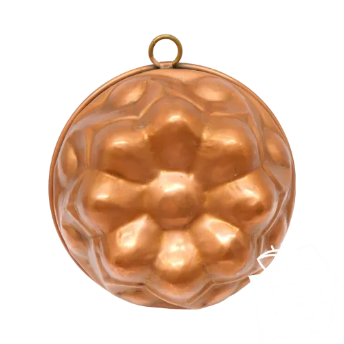 -ANCIEN MOULE à GATEAU KOUGLOF CUIVRE VILLEDIEU M DELALANDE D