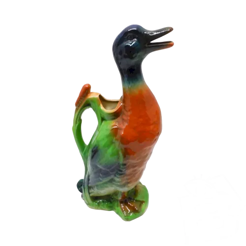 -ANCIEN PICHET CERAMIQUE BARBOTINE SAINT CLEMENT ST CLEMENT CANARD COLLECTION D