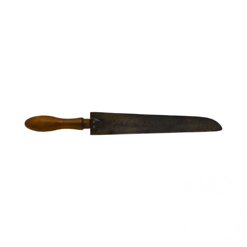 -ANCIENNE SCIE de JARDINIER MANCHE BOIS JUS de GRANGE COLLECTION OUTIL ANCIEN D