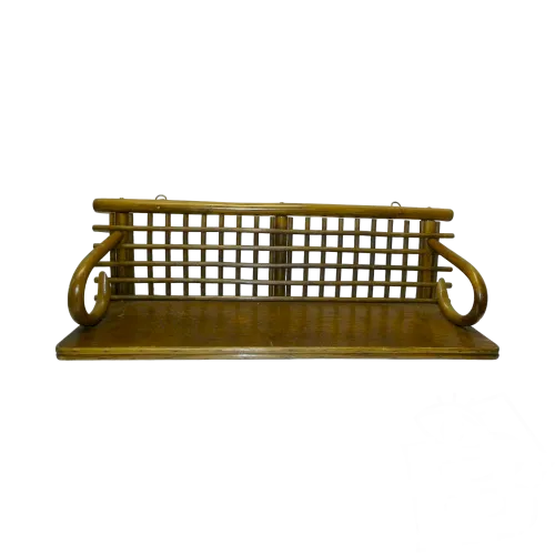 *BELLE ANCIENNE ETAGERE MURALE BAMBOU VINTAGE 50 époque LOUIS SOGNOT COLLECTION