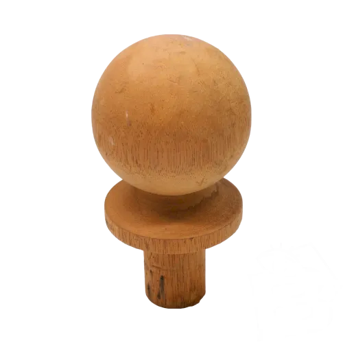 -BELLE BOULE DESCALIER début RAMPE descalier déco BOIS Naturel jamais montée D