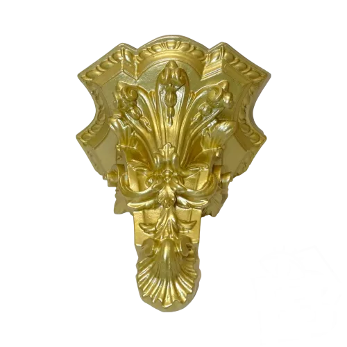 *BELLE CONSOLE DAPPLIQUE en PLATRE doré Fin XIXe début XXe déco pour statue