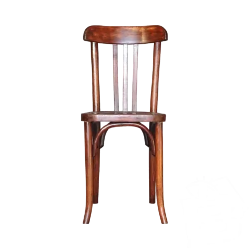 Chaise bistrot avec assise crocodile, vers 1930 -no Thonet -