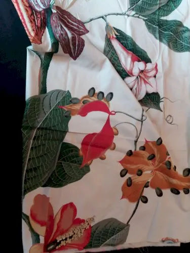 Coupon de tissu Nakai collection botanique de Bernard Nevill Romanex Boussac