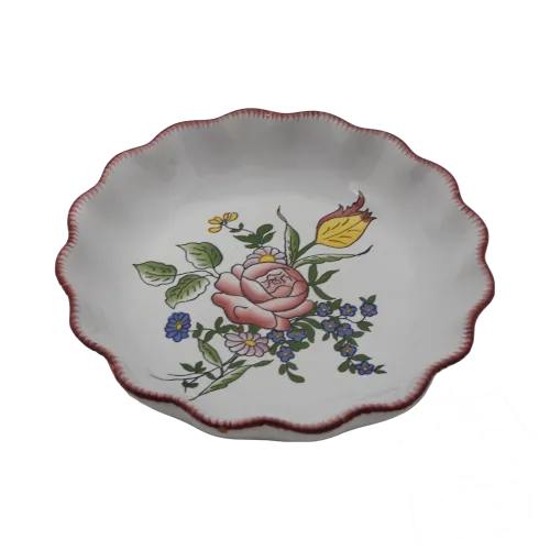 - JOLIE COUPELLE CERAMIQUE ROULLET RENOLEAU ST GENIS DHIERSAC bord rose D