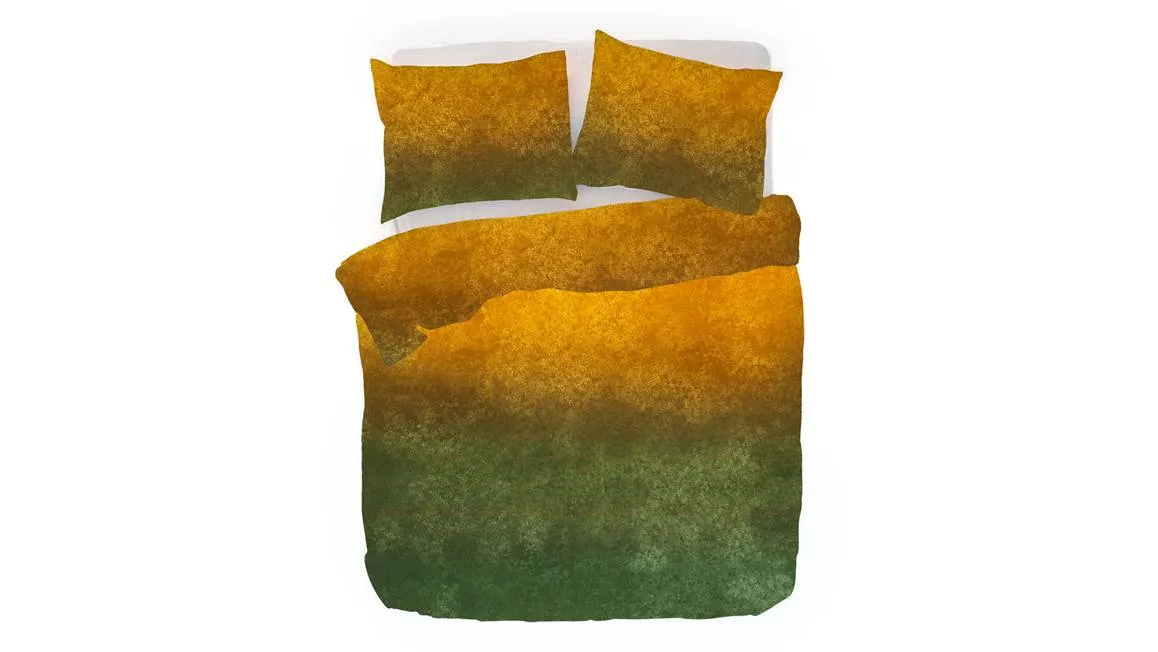 Kayori Gassho housse de couette en flanelle bio orange