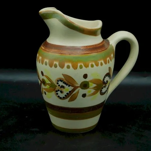 Pichet HB Quimper Forme 295 Décor 307 Guirlande de cœurs et de fleurs