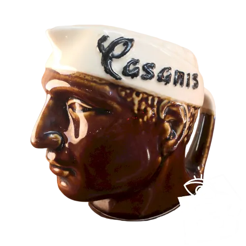 Pichet publicitaire casanis, tête de maure