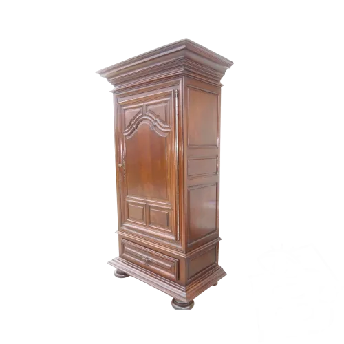 *SUPERBE BONNETIERE LOUIS XIV XVIIIe en NOYER FERRURES CLE SERRURE ORIGINE DECO