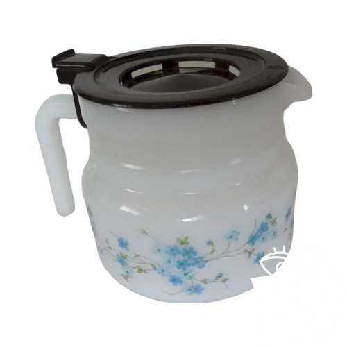 VERSEUSE CARAFE café 3523 VERONICA FLEURS BLEUES ARCOPAL myosotis