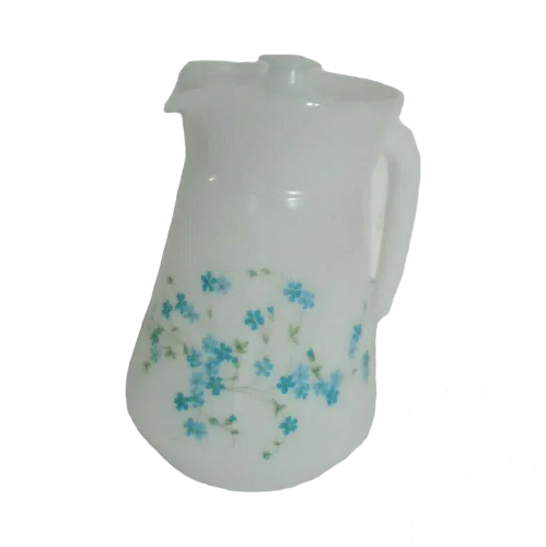 VERSEUSE CARAFE VERONICA FLEURS BLEUES ARCOPAL myosotis 12792