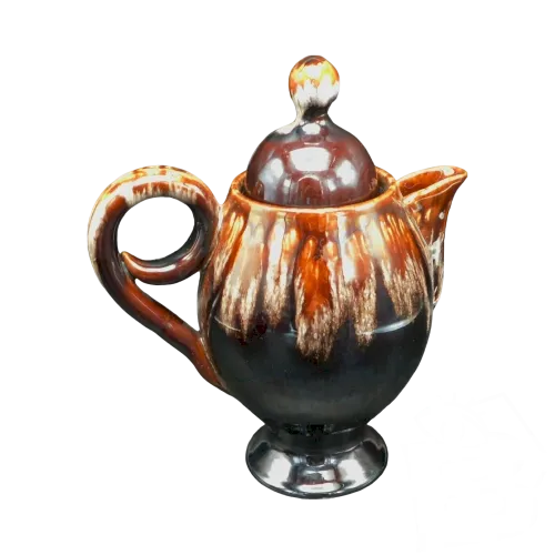 Verseuse, sucrier et crémier Vallauris Chocolat Café Vintage Fifties