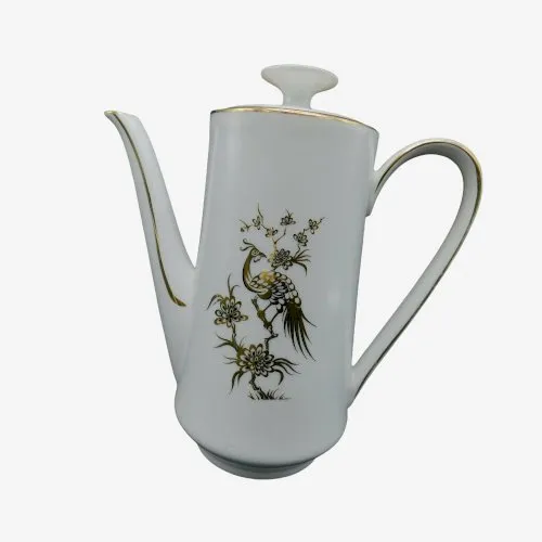 Verseuse - Porcelaine - Winterling Röslau - Lucien Engel - Paon - Dorure