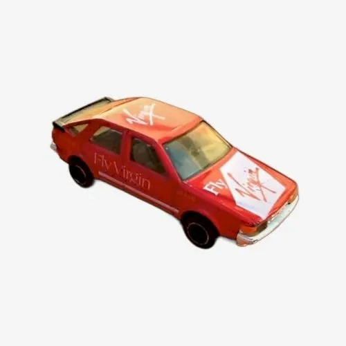 Voiture miniature Saab 9000 Fly Virgin (1985) Corgi Made in G.T Britain