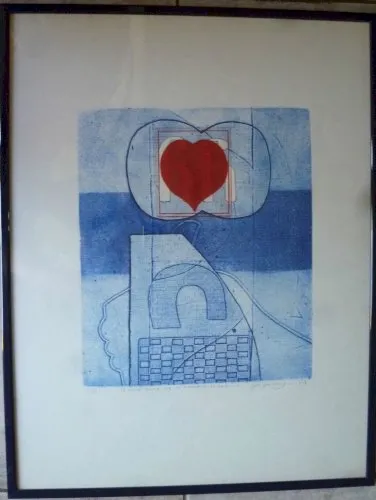 Yayanagi 1967 - Lithographie MoMa numérotée - Art Contemporain Japon